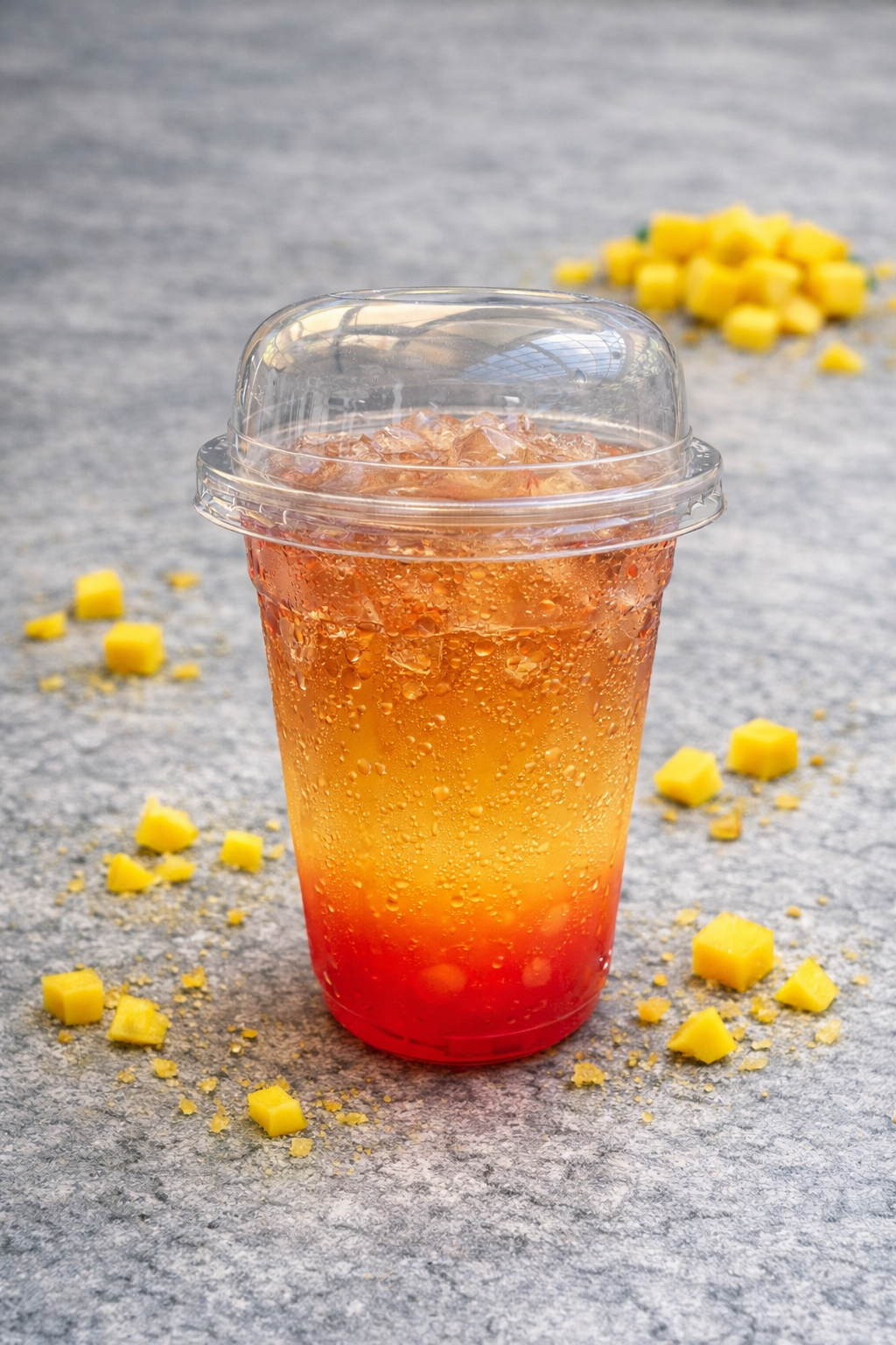 Mango Bubbles Tea Cocktail
